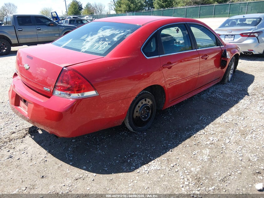 2012 Chevrolet Impala 3.6 Ls red Lot 111044791218 Vin 2G1WF5E32C1116004