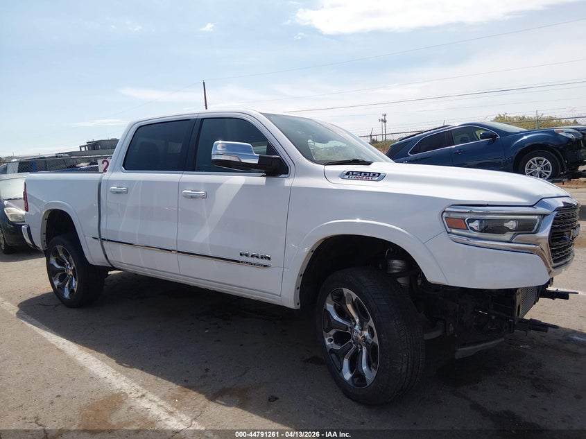 2021 Ram 1500 3.0 Ram Limited 4X4 5'7 Box white Lot 111044791261 Vin 1C6SRFHM5MN818820