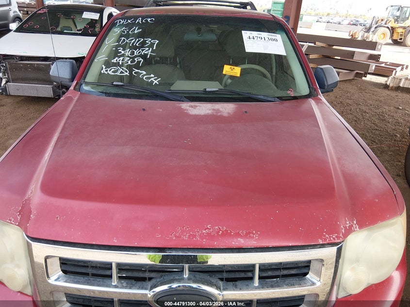 2008 Ford Escape 2.3 Xlt Red Lot 111044791300 Vin 1FMCU03Z48KD91239