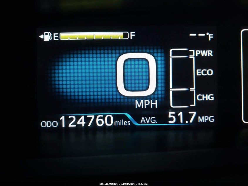 2020 Toyota Prius Le VIN: JTDKARFU0L3106956 Lot: 44791326