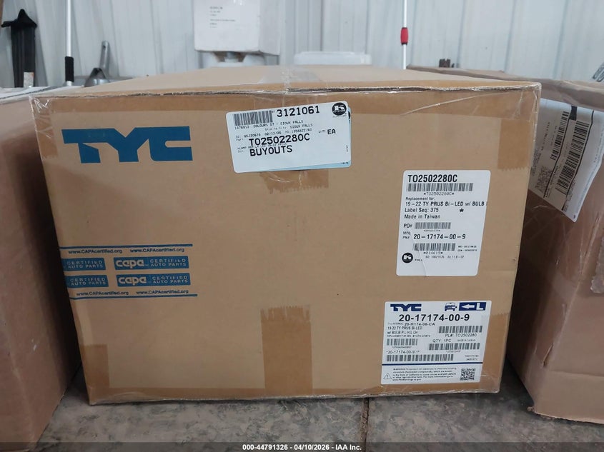 2020 Toyota Prius Le VIN: JTDKARFU0L3106956 Lot: 44791326