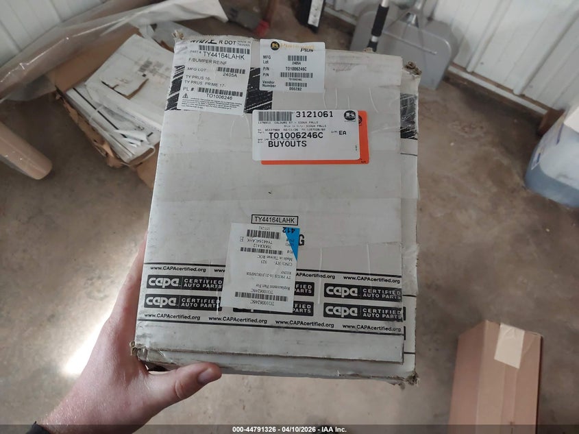 2020 Toyota Prius Le VIN: JTDKARFU0L3106956 Lot: 44791326