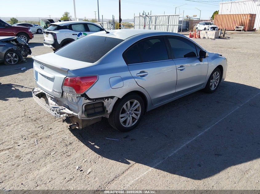 Vin: jf1gjab62gh015121, lot: 45288646, subaru impreza 2.0i premium 20164