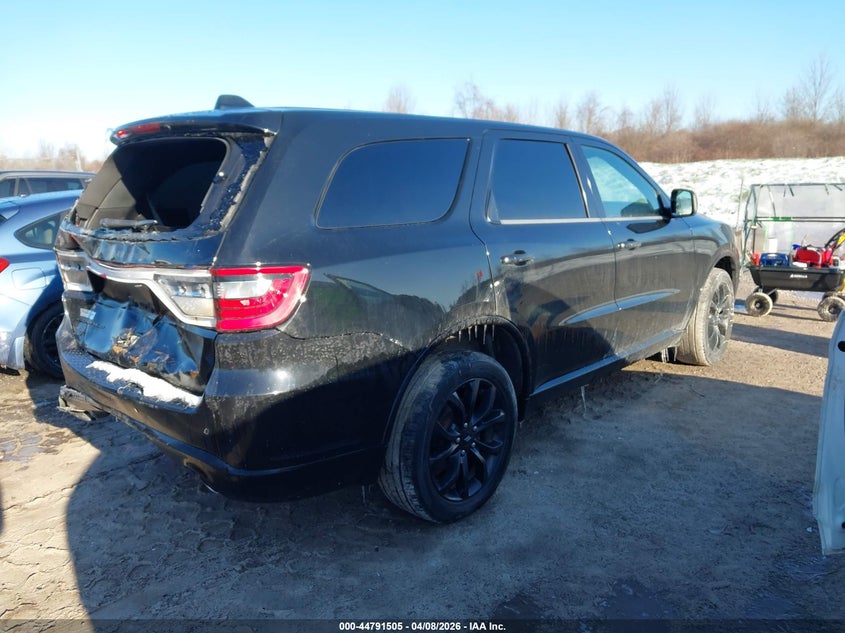 Vin: 1c4rdjagxkc743988, lot: 45288763, dodge durango sxt awd 20194