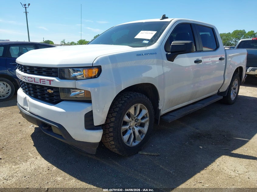 2020 Chevrolet Silverado 1500 2wd  Short Bed Custom 1GCPWBEF1LZ160555 photo 1