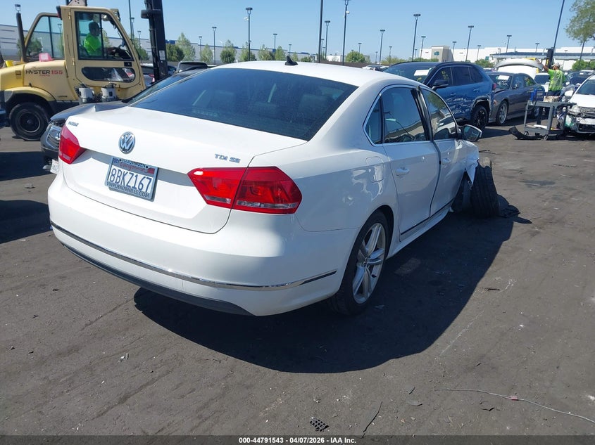 2015 Volkswagen Passat 2.0L Tdi Se