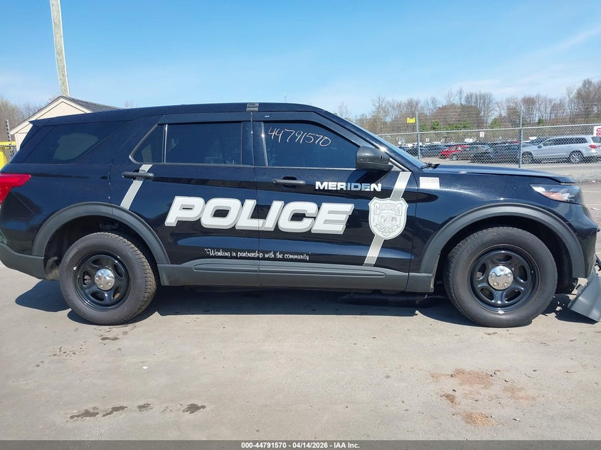 2021 Ford 3.3 Police Interceptor Utility Black Lot 111044791570 Vin 1FM5K8AB6MGC24056