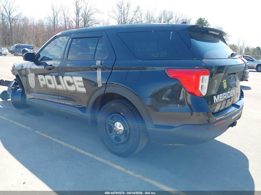 2021 Ford 3.3 Police Interceptor Utility Black Lot 111044791570 Vin 1FM5K8AB6MGC24056