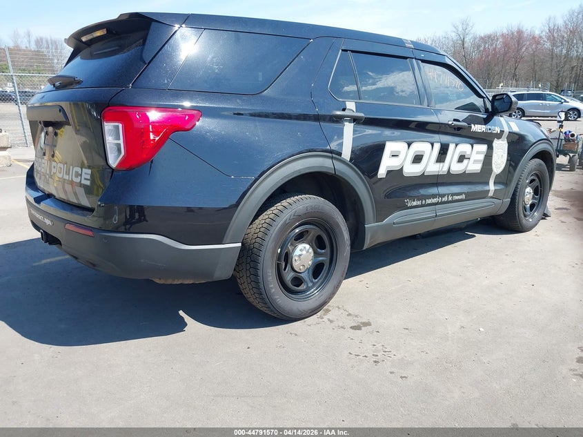 2021 Ford 3.3 Police Interceptor Utility Black Lot 111044791570 Vin 1FM5K8AB6MGC24056