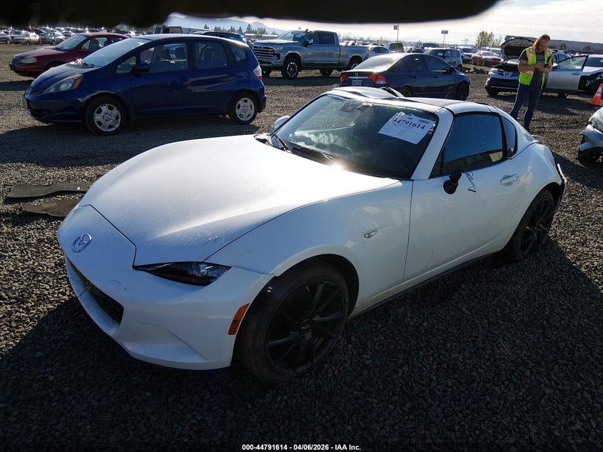Vin: jm1ndam7xn0502948, lot: 45288872, mazda mx-5 miata rf grand touring 20222