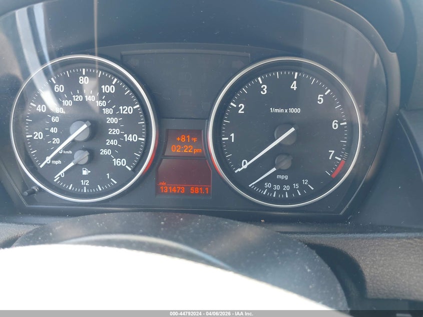 2014 BMW X1 Sdrive28I VIN: WBAVM1C53EVW50598 Lot: 44792024