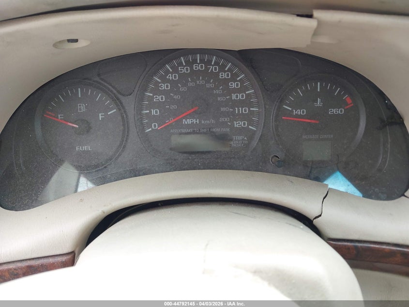 2002 Chevrolet Impala VIN: 2G1WF55E529345679 Lot: 44792145
