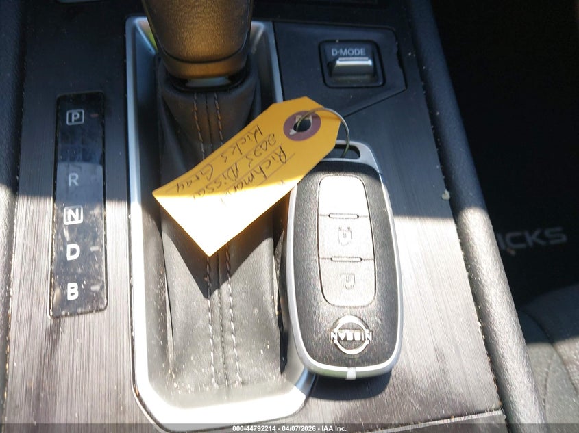 2025 Nissan Kicks S Fwd VIN: 3N8AP6BA4SL336706 Lot: 44792214