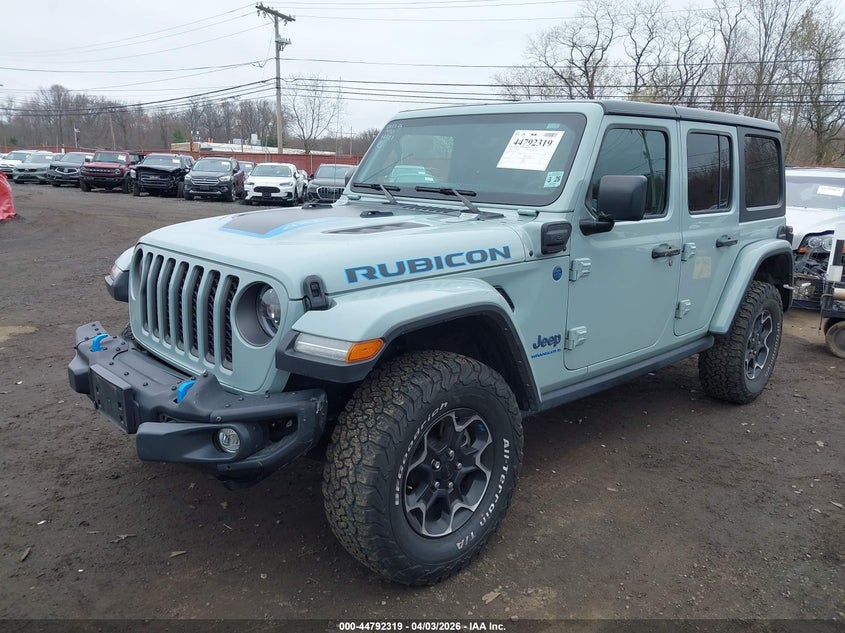 2023 Jeep Wrangler 4Xe Rubicon 4X4 VIN: 1C4JJXR65PW621257 Lot: 44792319