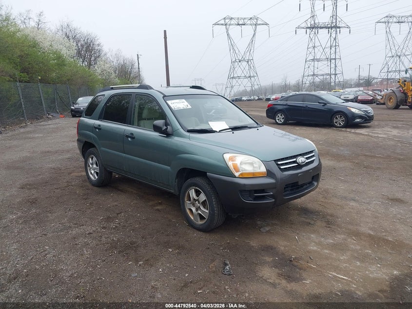 2007 Kia Sportage Lx VIN: KNDJF724277429489 Lot: 44792540