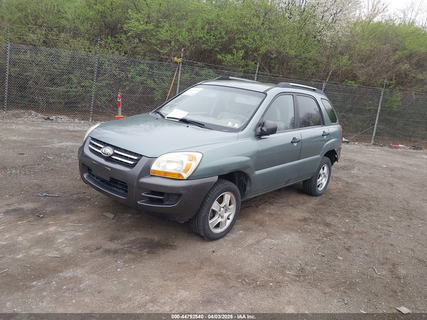 2007 Kia Sportage Lx VIN: KNDJF724277429489 Lot: 44792540