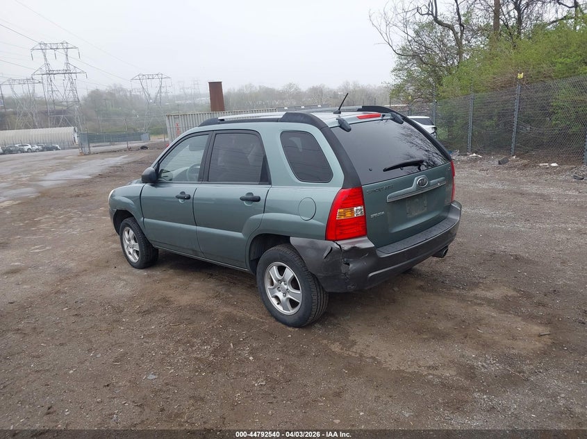 2007 Kia Sportage Lx VIN: KNDJF724277429489 Lot: 44792540