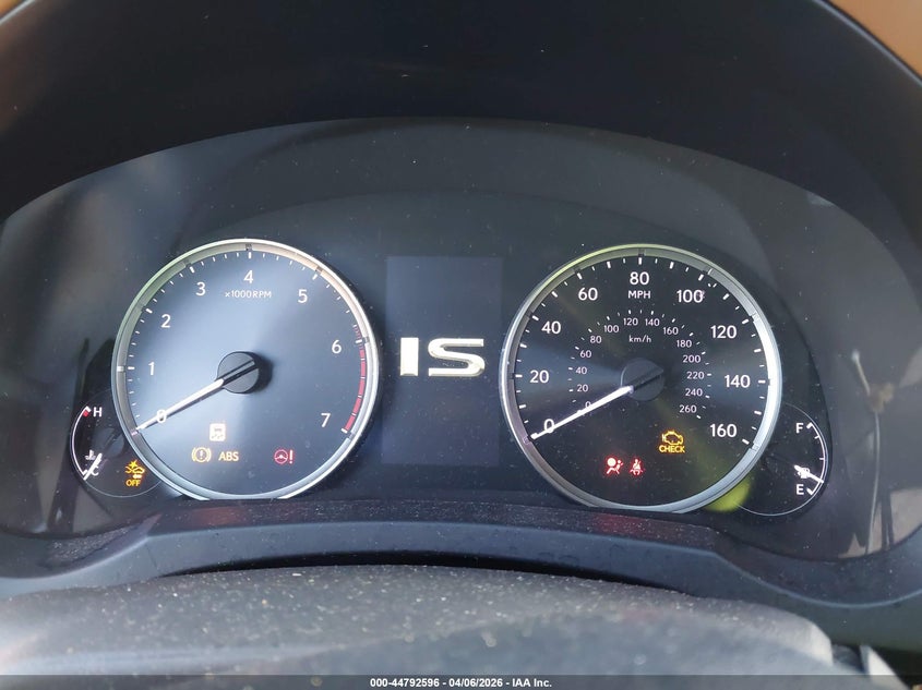 2021 Lexus Is 300 VIN: JTHAA1D25M5117616 Lot: 44792596