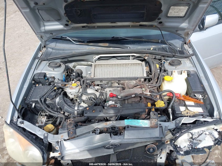 2004 Subaru Impreza Wrx VIN: JF1GG29634H808563 Lot: 44792636