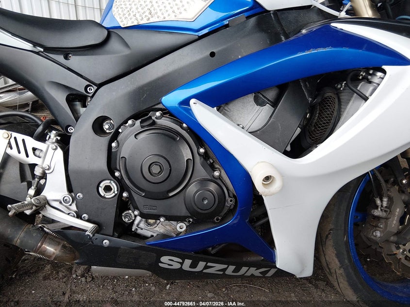 2007 Suzuki Gsx-R600 VIN: JS1GN7DA172118773 Lot: 44792661