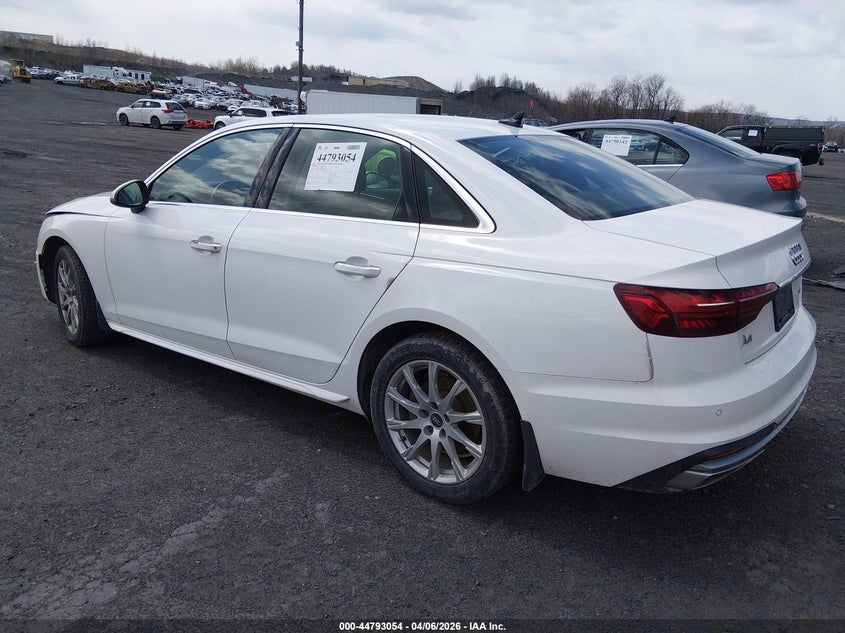 Vin: wauabaf44nn001626, lot: 45290320, audi a4 premium 40 tfsi quattro s tronic 20223