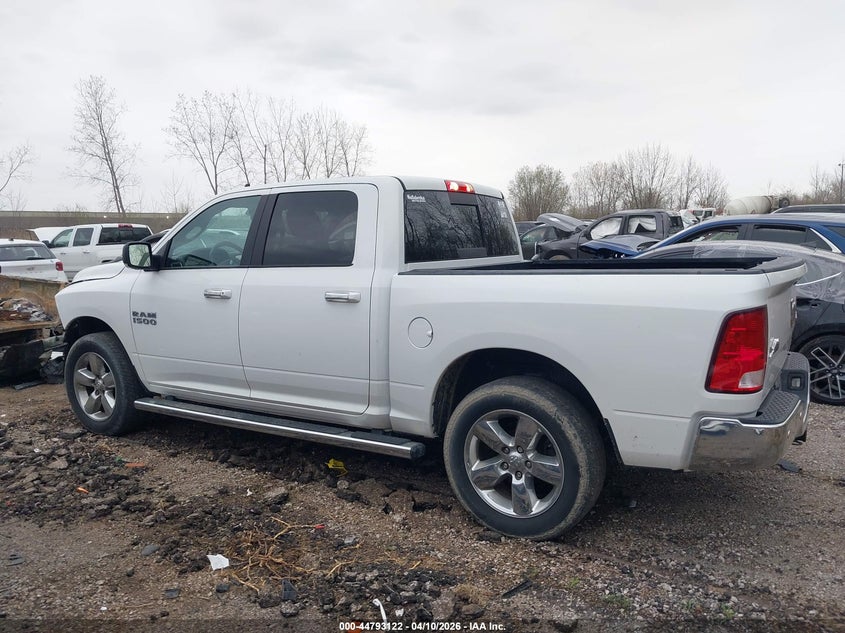 2018 Ram 1500 3.6 Ram Big Horn 4X4 5'7 Box white Lot 111044793122 Vin 3C6RR7LG1JG254707