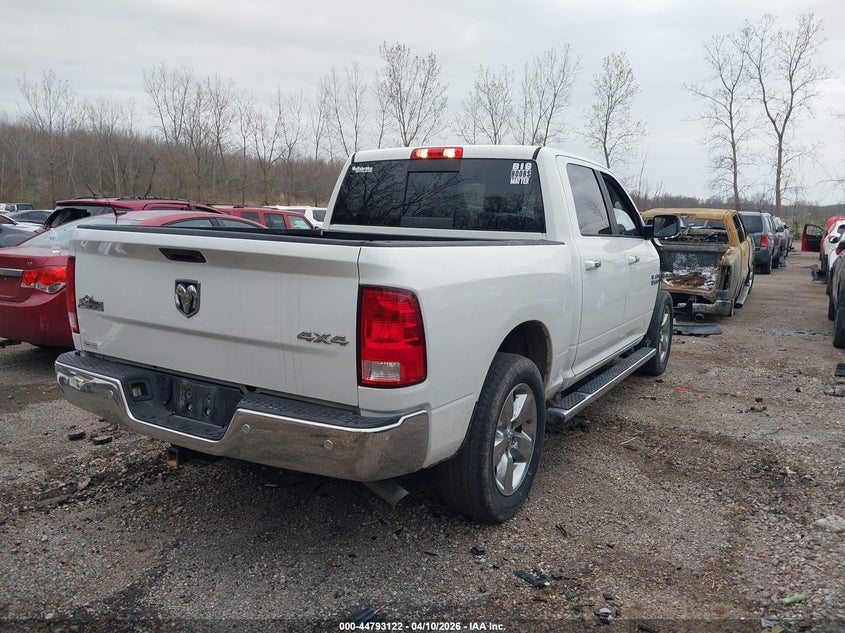2018 Ram 1500 3.6 Ram Big Horn 4X4 5'7 Box white Lot 111044793122 Vin 3C6RR7LG1JG254707