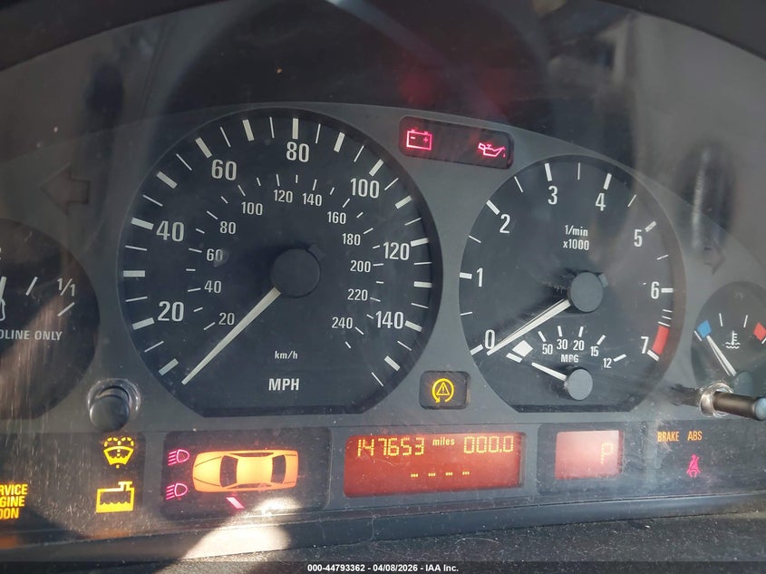 2003 BMW 325Xi VIN: WBAEU33443PM56960 Lot: 44793362