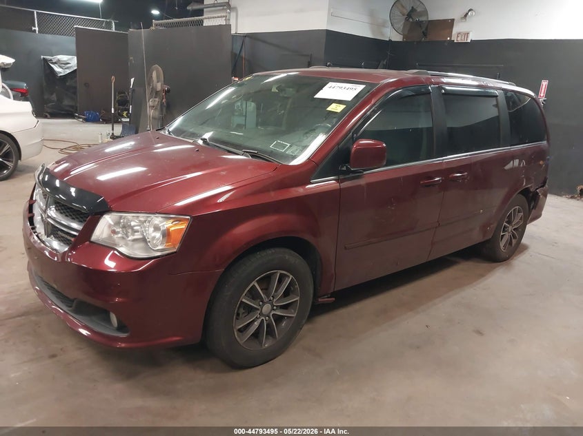 Vin: 2c4rdgcg7hr692935, lot: 45290761, dodge grand caravan sxt 20172