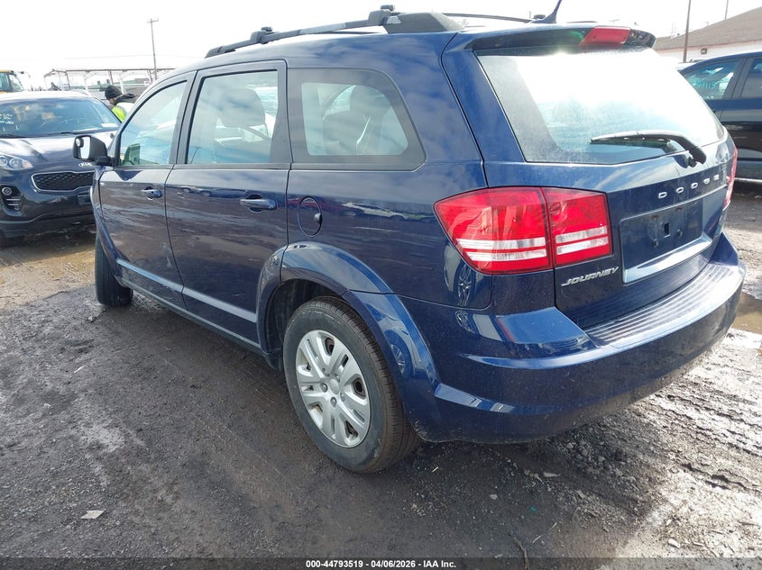 Vin: 3c4pdcab1ht675472, lot: 45290785, dodge journey cvp/se 20173