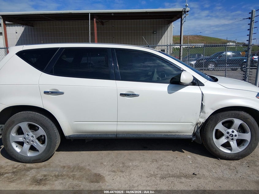 2005 Nissan Murano S VIN: JN8AZ08W65W445127 Lot: 44793525