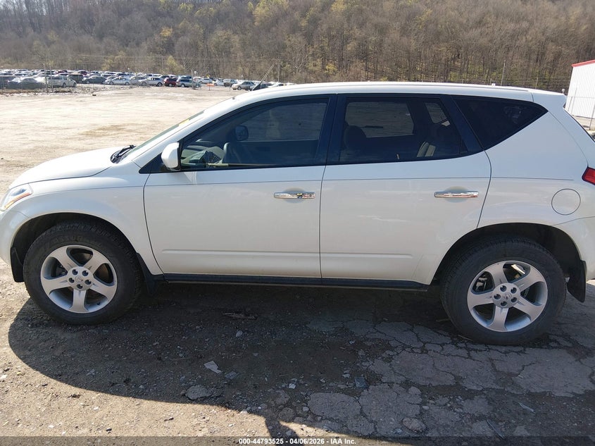2005 Nissan Murano S VIN: JN8AZ08W65W445127 Lot: 44793525