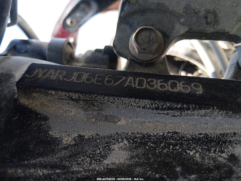 2007 Yamaha Yzfr6 S VIN: JYARJ06E67A036069 Lot: 44793539