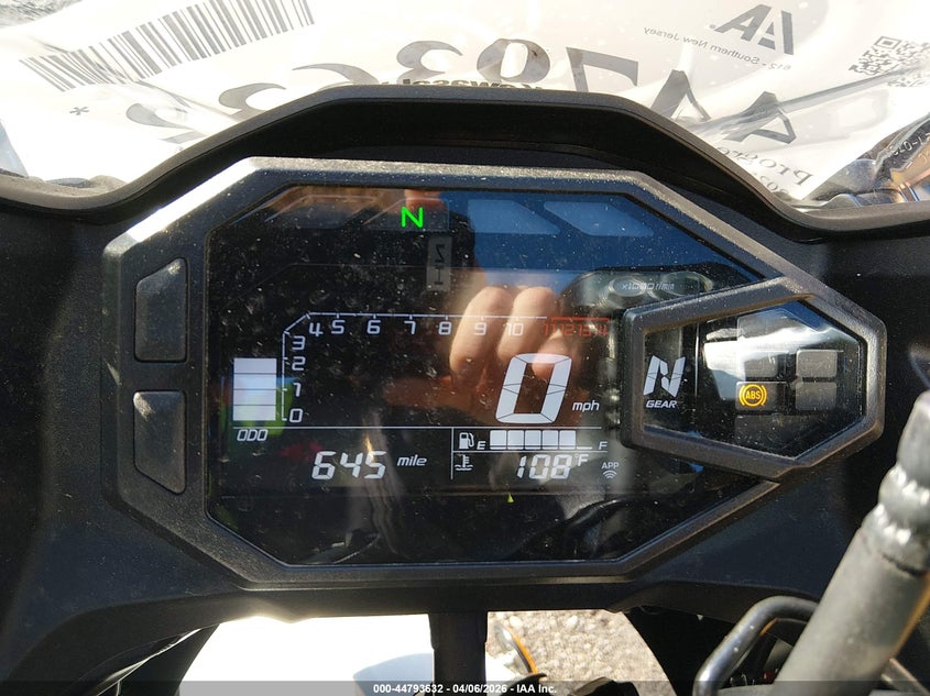 2025 KAWASAKI EX500 auction photo 7
