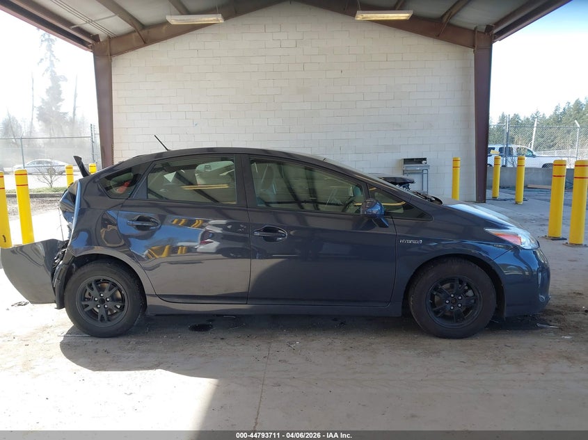 2012 Toyota Prius 1.8 Three grey Lot 111044793711 Vin JTDKN3DU2C1520787