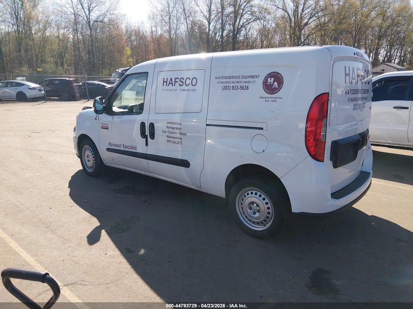 Vin: zfbhrfab9n6x50080, lot: 45290995, ram promaster city cargo van 20223