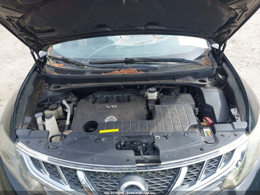 2013 Nissan Murano Sl VIN: JN8AZ1MW5DW314104 Lot: 44793756