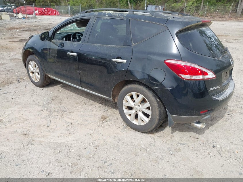2013 Nissan Murano Sl VIN: JN8AZ1MW5DW314104 Lot: 44793756
