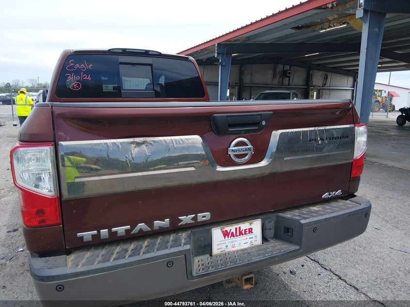 2018 Nissan Titan Xd Platinum Reserve Diesel VIN: 1N6BA1F49JN519961 Lot: 44793761