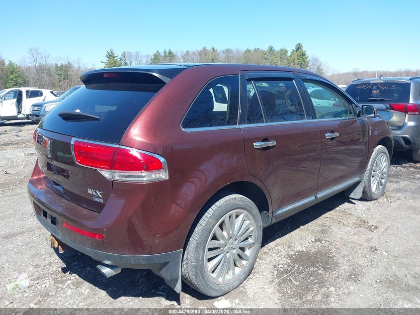 2LMDJ8JK2CBL15964 2012 Lincoln Mkx 3.7 Red
