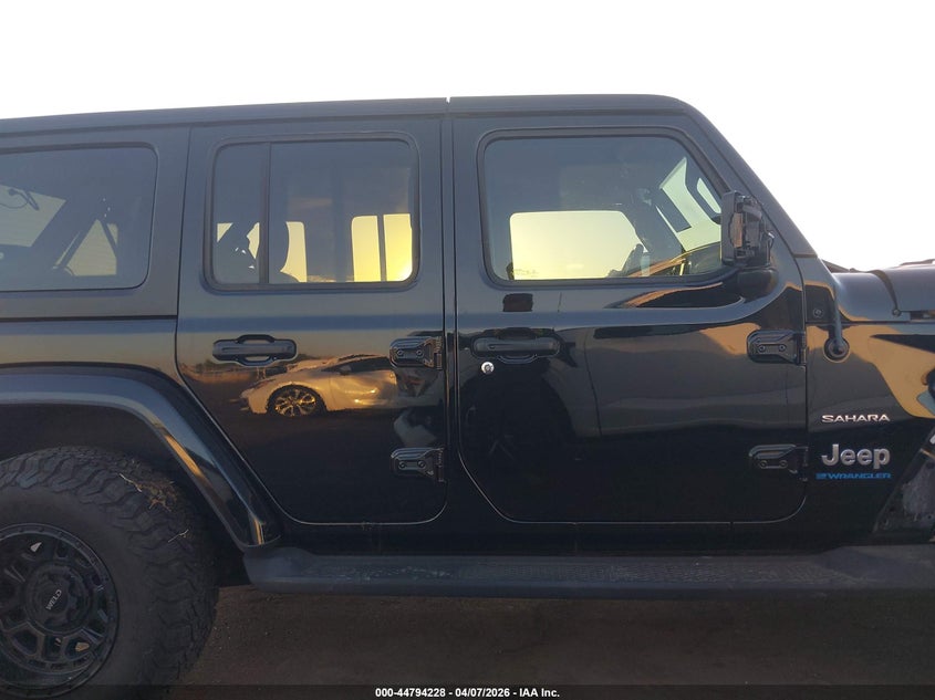2023 Jeep Wrangler 4Xe Sahara 4X4 VIN: 1C4JJXP60PW554067 Lot: 44794228