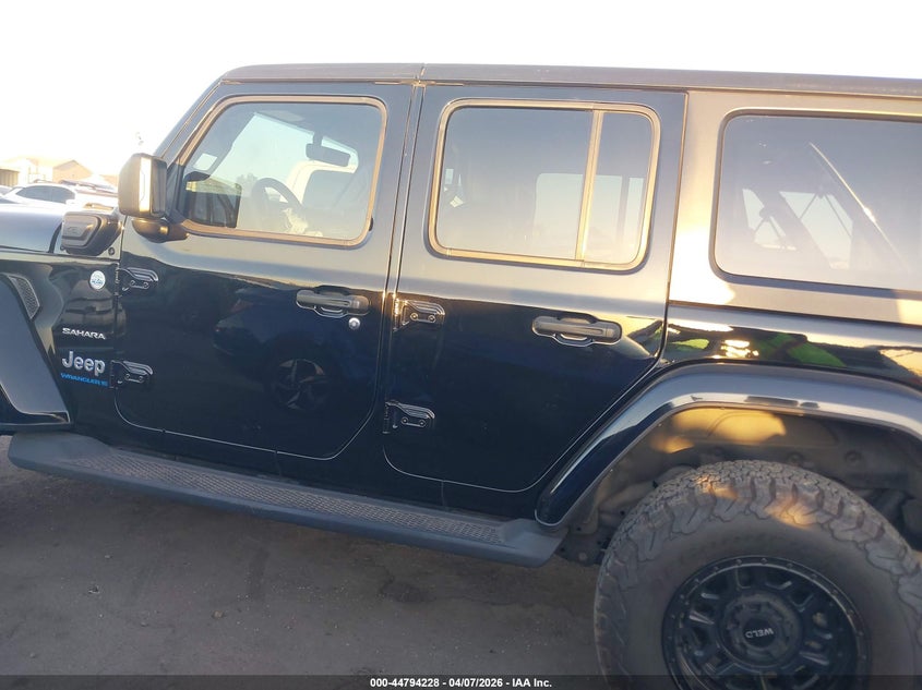 2023 Jeep Wrangler 4Xe Sahara 4X4 VIN: 1C4JJXP60PW554067 Lot: 44794228