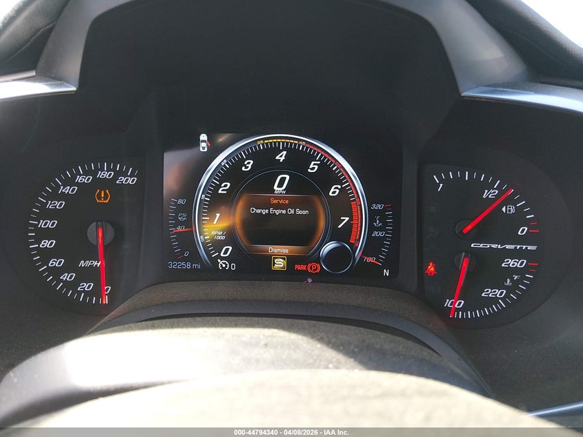 2016 Chevrolet Corvette Stingray Z51 VIN: 1G1YG2D79G5121195 Lot: 44794340