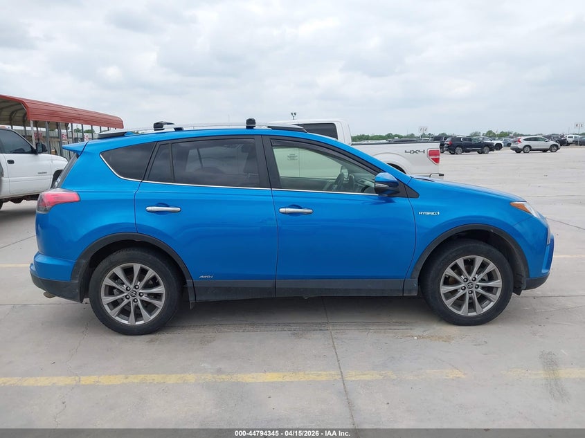 2017 Toyota Rav4 Hybrid Limited VIN: JTMDJREV2HD068019 Lot: 44794345