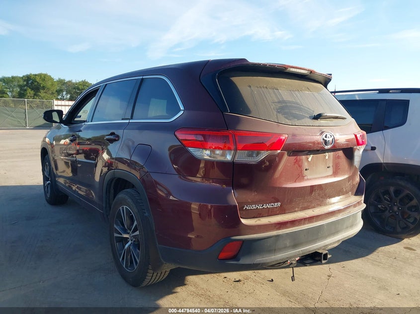 2017 Toyota Highlander Le