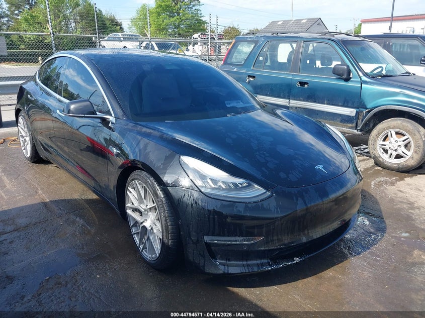 2020 Tesla Model 3 Standard Range Plus Rear-Wheel Drive/Standard Range Rear-Wheel Drive black Lot 111044794571 Vin 5YJ3E1EA6LF606690