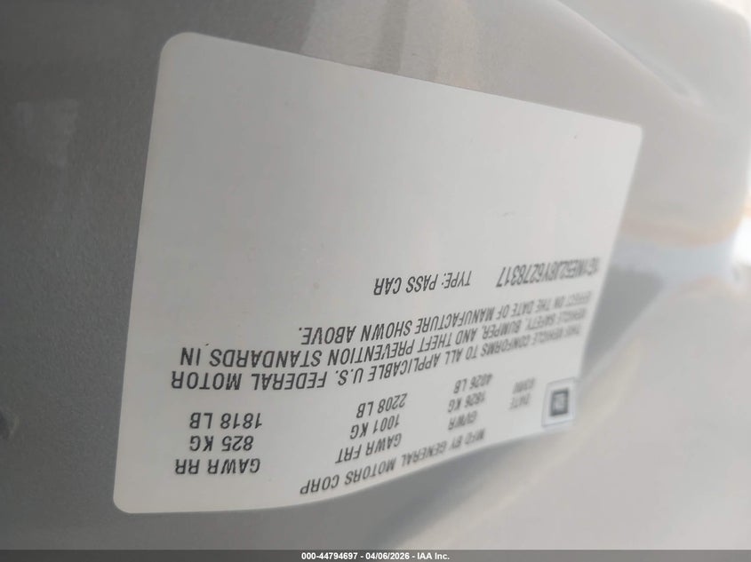 2000 Chevrolet Malibu Ls VIN: 1G1NE52J8Y6278317 Lot: 44794697