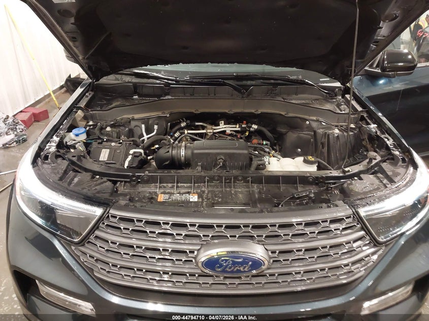 2022 Ford Explorer 2.3 Xlt grey Lot 111044794710 Vin 1FMSK8DH0NGB24832