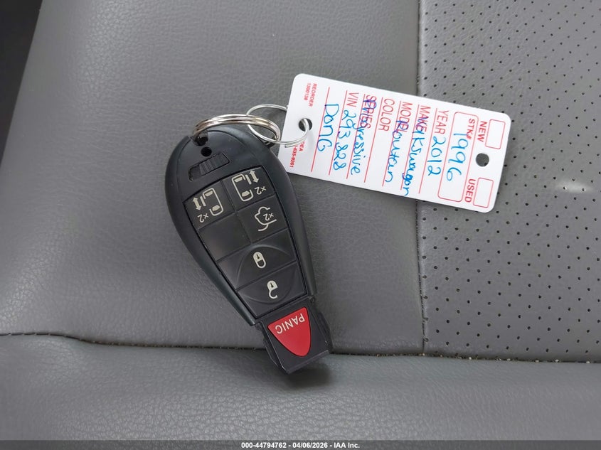 2012 Volkswagen Routan Se VIN: 2C4RVABGXCR293828 Lot: 44794762