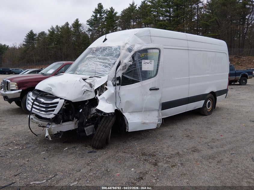 Vin: w2w4dchyxmt046514, lot: 45292048, freightliner sprinter 2500 high roof i4 diesel 20212
